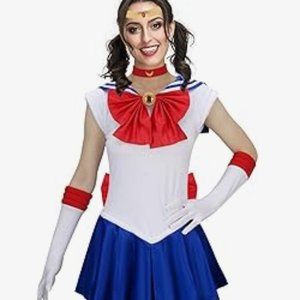 Women's Sailor Moon Hino Rei Cosplay- S